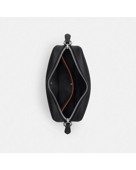 COACH Black Radio Camera Bag for men