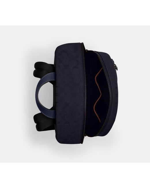 COACH Blue Theo Backpack for men