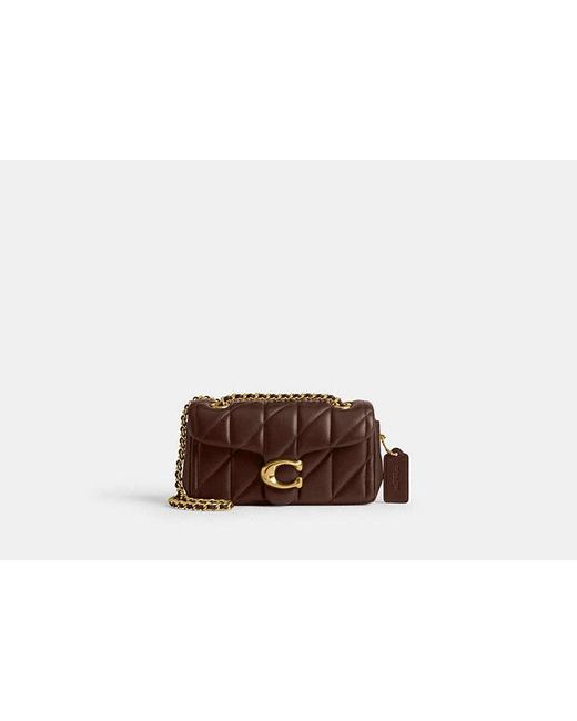 COACH Brown Tabby Shoulder Bag 20 With Pillow Quilting