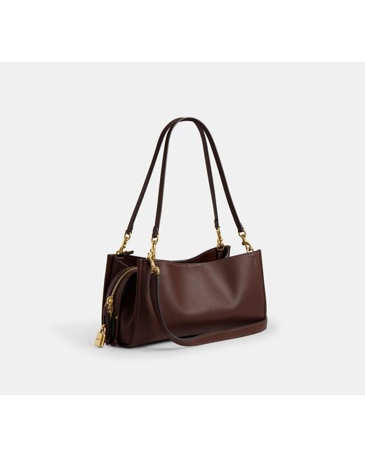 Borsa Rogue 34 di COACH in Black