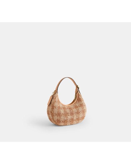 COACH Black Emily Shoulder Bag With Gingham Print