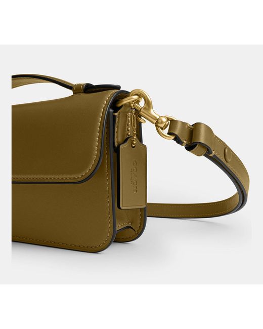 COACH Black New York Elora Top Handle Crossbody Bag