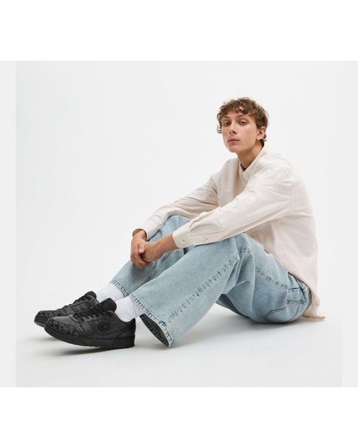 COACH Black Soho Sneaker for men
