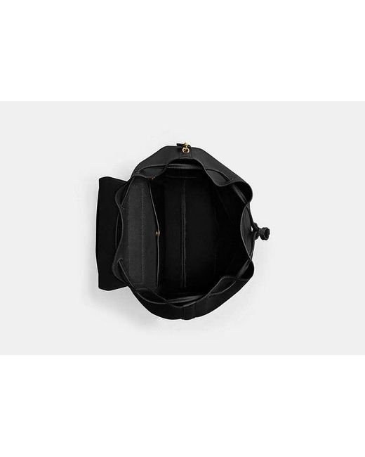 COACH Black Crosby Backpack