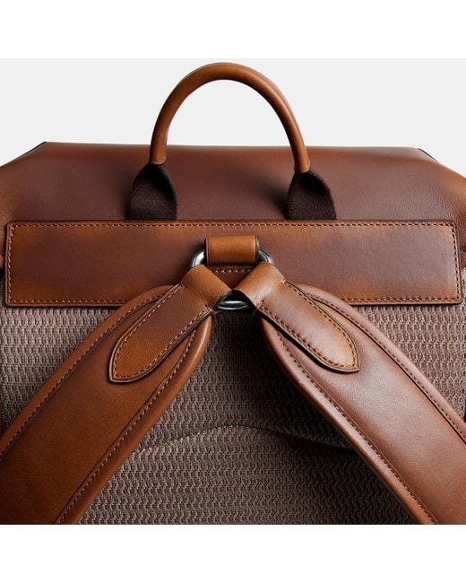 COACH Brown Hitch Backpack for men