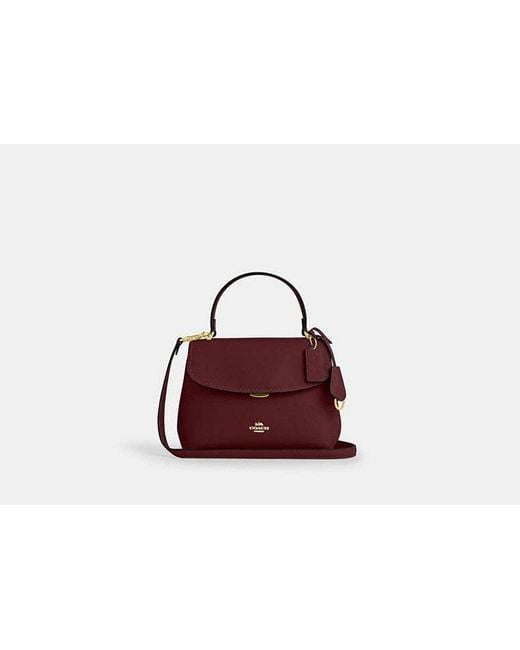 COACH Black Emory Top Handle Bag