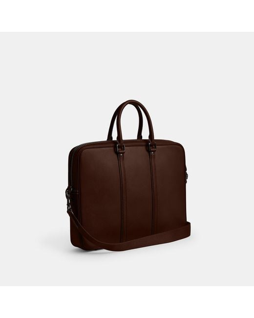 COACH Brown Metropolitan Workbag for men