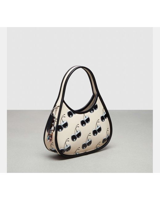 COACH Multicolor Ergo Bag In Topia Leather With Cherry Print