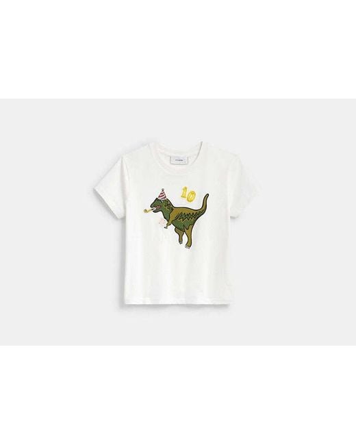 COACH Black Rexy 10Th Birthday 90's Fit T-Shirt