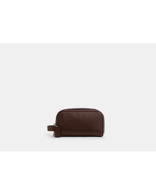 COACH Black Small Travel Kit for men