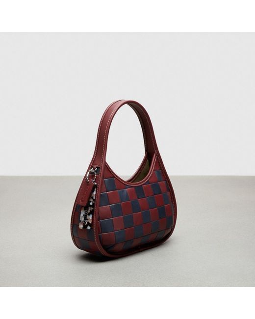 COACH Ergo Bag In Checkerboard Upcrafted Leather in Purple | Lyst
