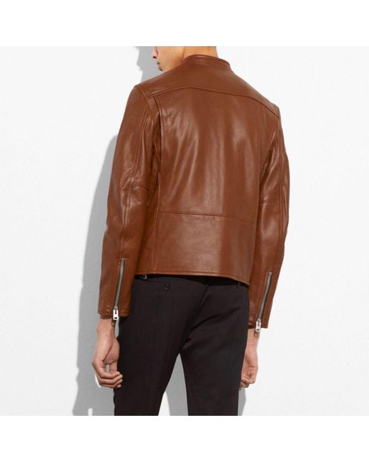 coach uptown racer jacket