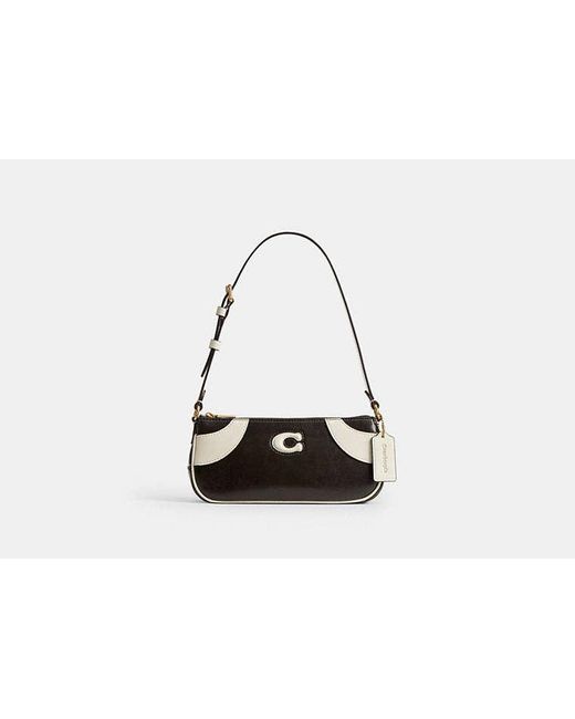COACH Black Bowling Small Shoulder Bag
