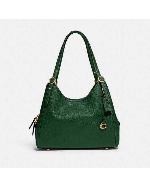COACH Green Lori Shoulder Bag