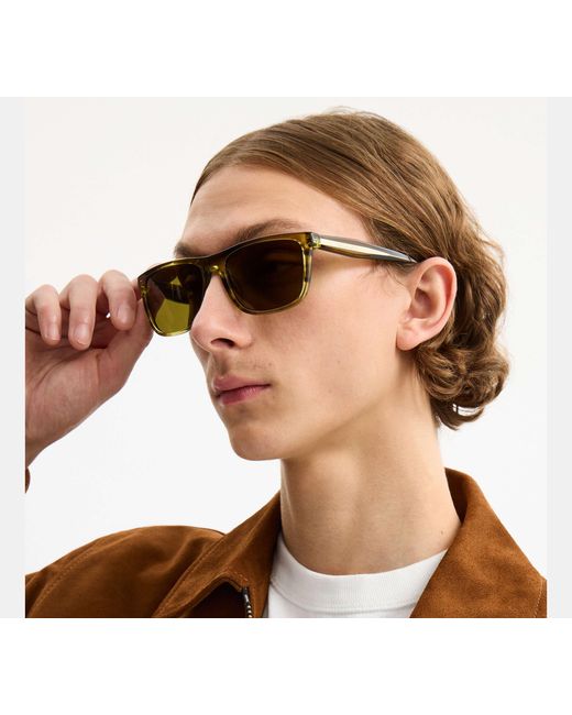 COACH Black Square Sunglasses for men