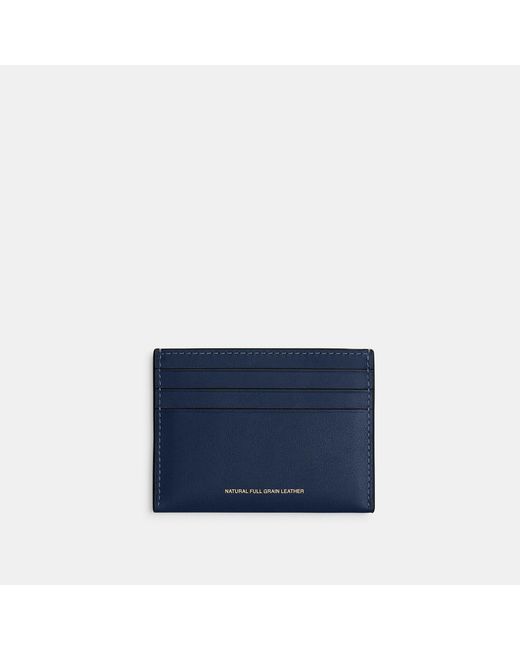 COACH Blue Card Case for men