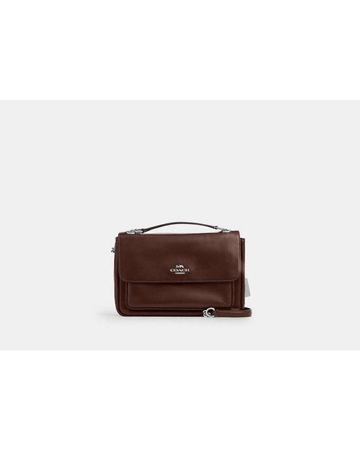 Borsa A Tracolla Elodie di COACH in Brown