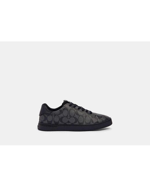 COACH Black Clip Low Top Sneaker for men