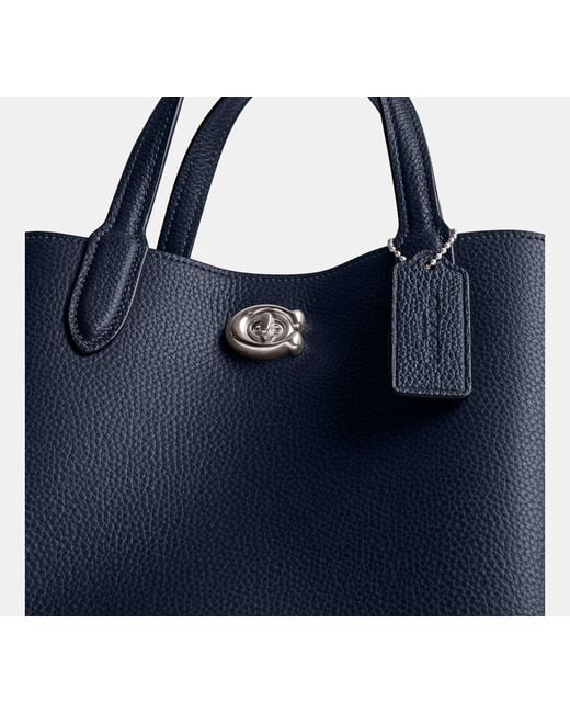 COACH Black Willow Tote Bag 24