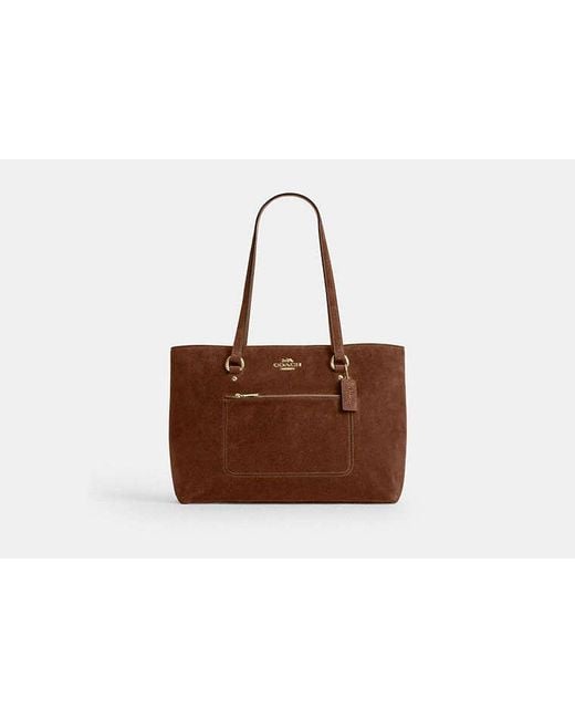COACH Brown Station Tote Bag