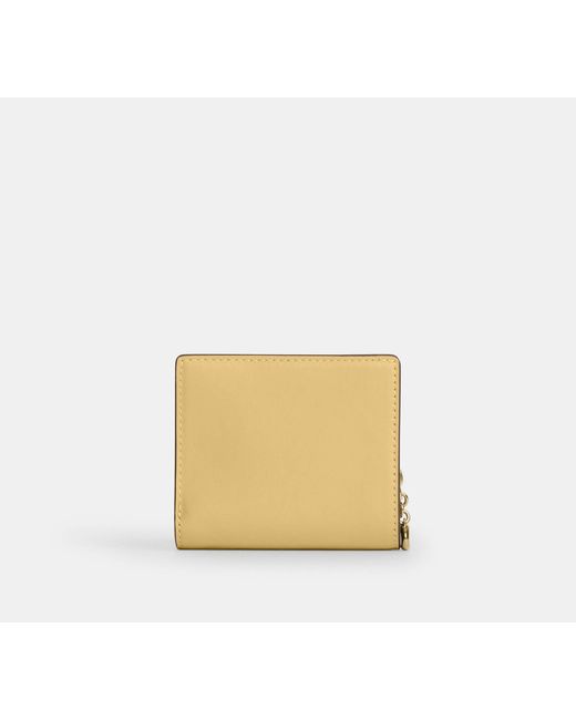 COACH Black Snap Wallet With Charm