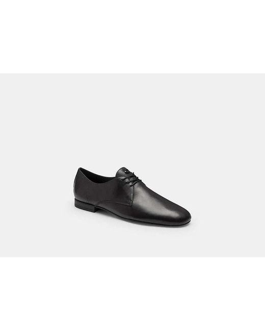 COACH Black Soft Derby