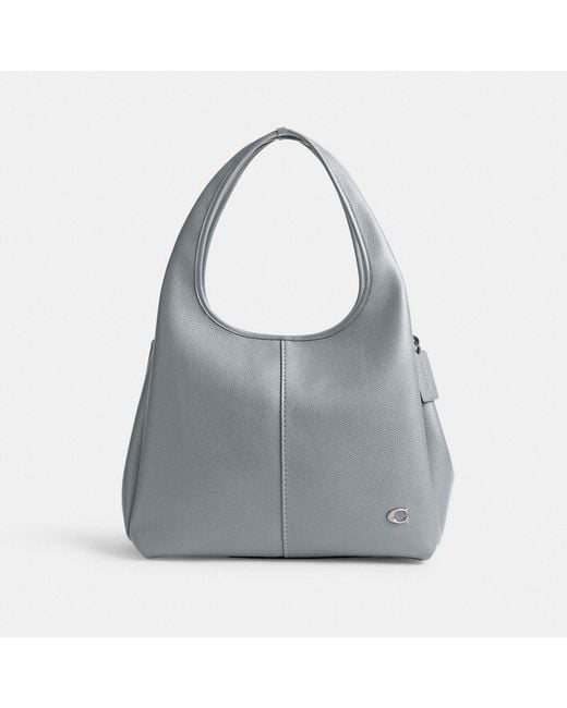COACH Gray Lana Shoulder Bag