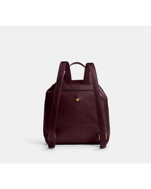 COACH Brown Crosby Backpack