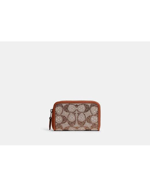 Tarjetero básico COACH de color Black