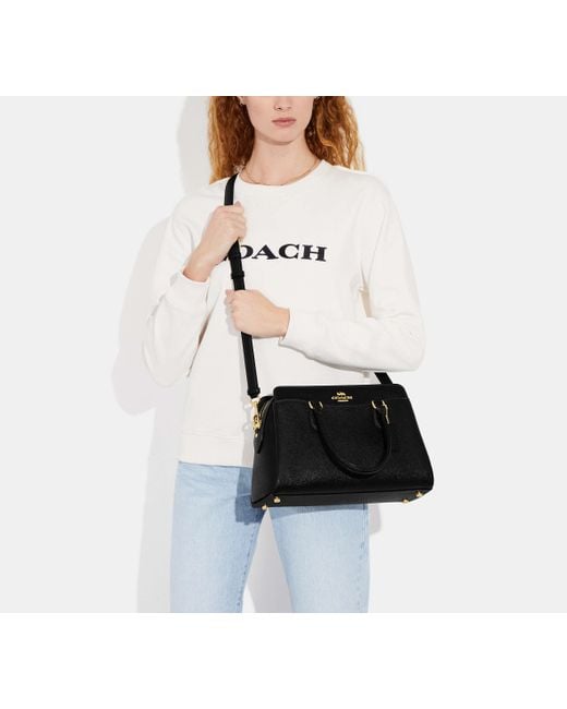 COACH Black Darcie Carryall Bag