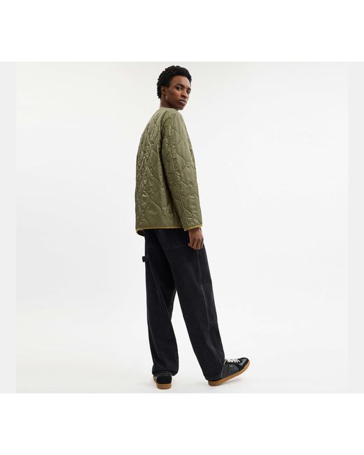 COACH Green Quilted Jacket for men