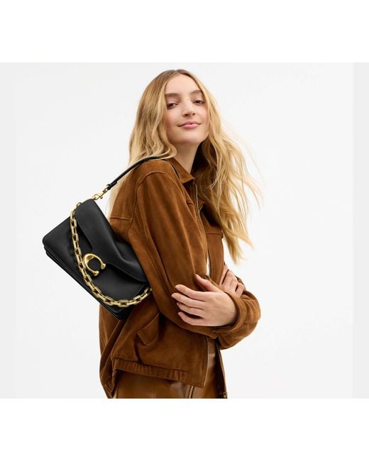 COACH Black Tabby Chain Bag