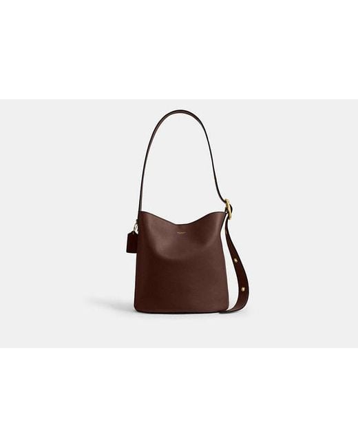 Borsa A Secchiello Bleecker di COACH in Black
