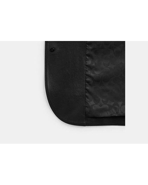 Blazer En Cuir COACH pour homme en coloris Black