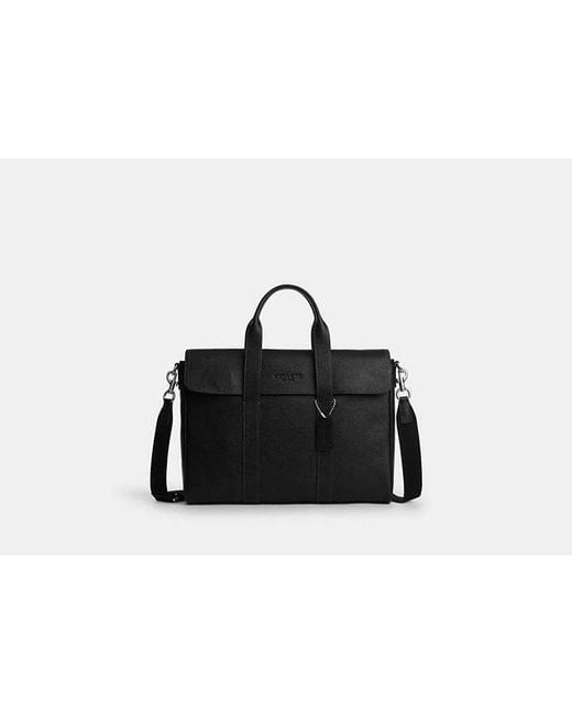 COACH Black Sullivan Portfolio Brief for men