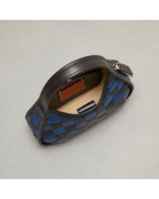 COACH Ergo Bag In Checkerboard Patchwork Upcrafted Leather in Blue Lyst