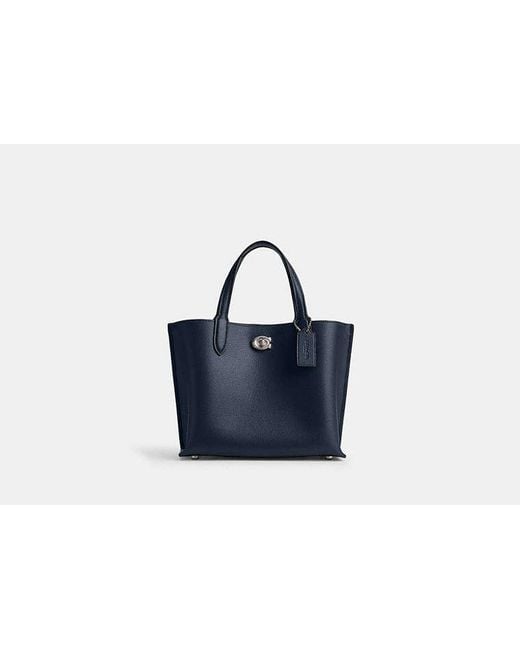 COACH Black Willow Tote Bag 24