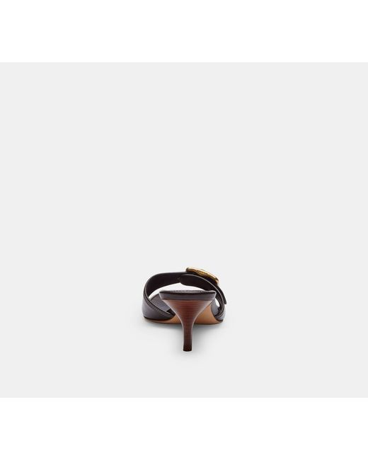 COACH Black Margot Sandal