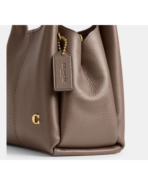 COACH Black Lana Shoulder Bag 23