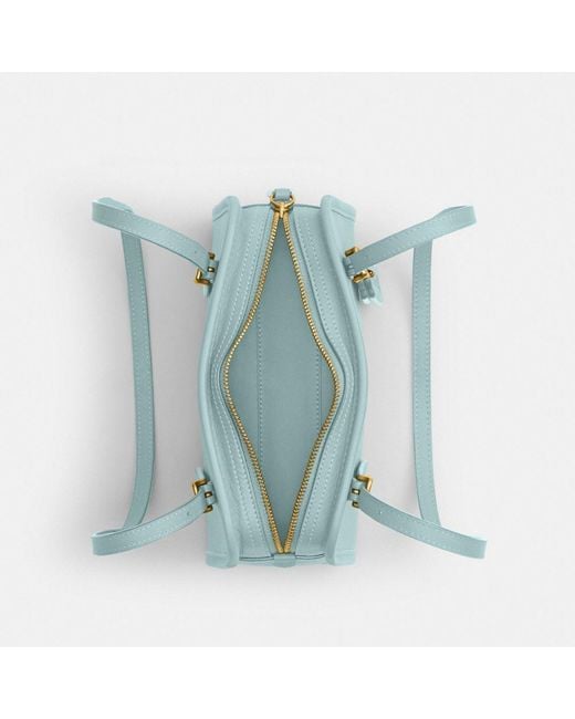 COACH Swing Zip Bag 20 in Blue | Lyst
