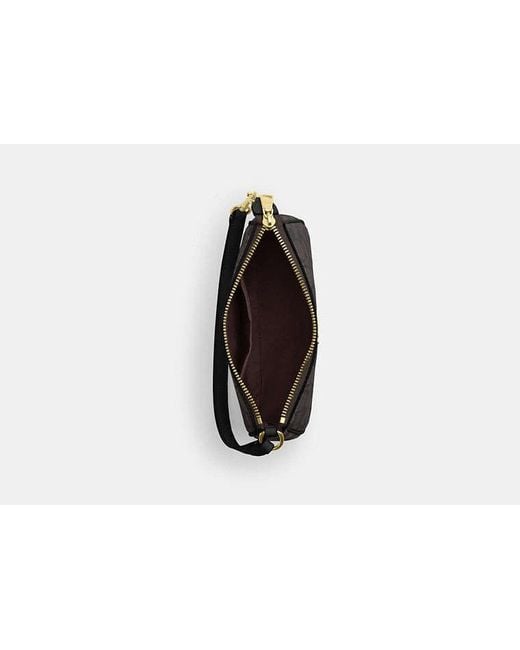 COACH Black Nolita 19 In Signature Canvas