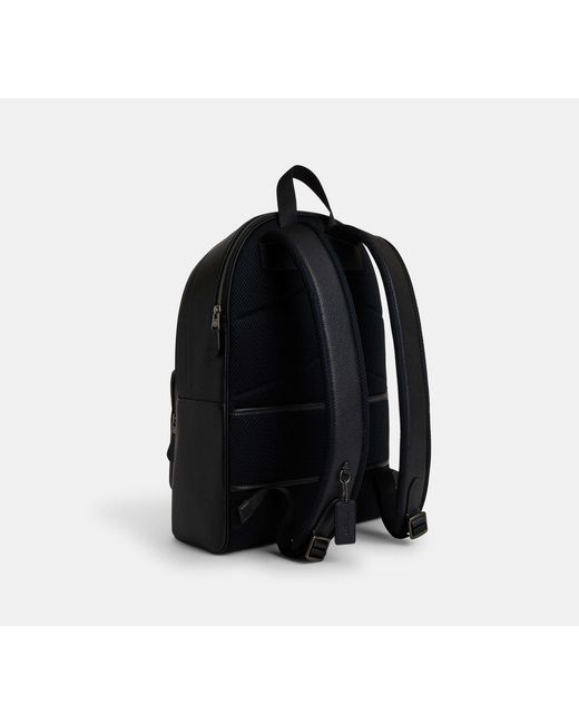 COACH Black West Backpack for men