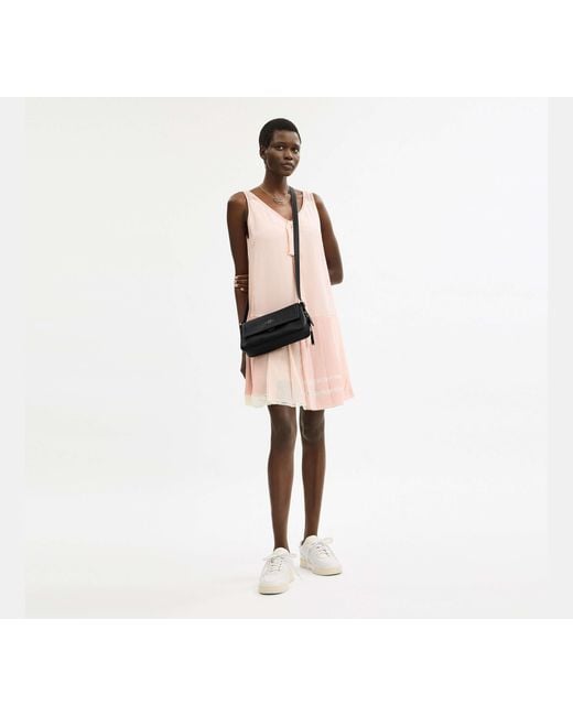 COACH Black Etta Small Flap Shoulder Bag