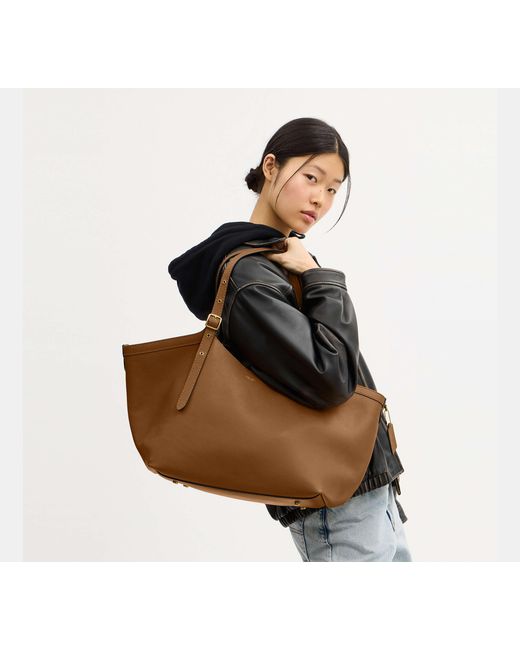 COACH Black Gramercy Tote Bag