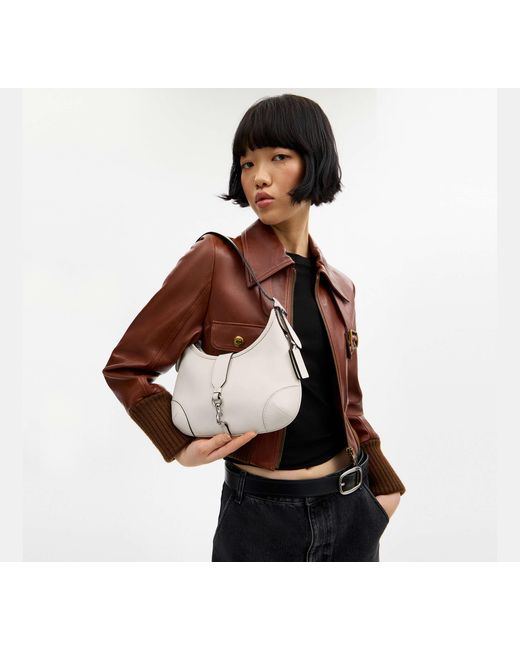 COACH Black Hamptons Hobo Bag
