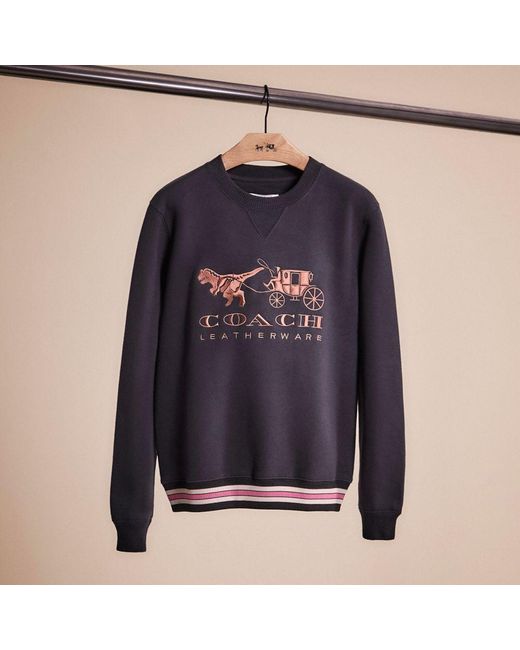 COACH Blue Restored Rexy And Carriage Sweatshirt