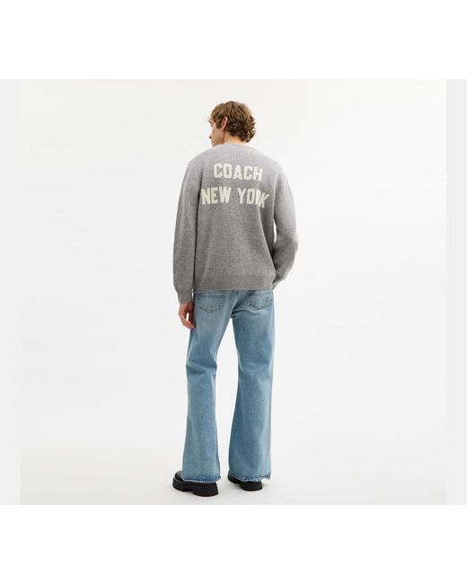 COACH Black Coach Cardigan for men