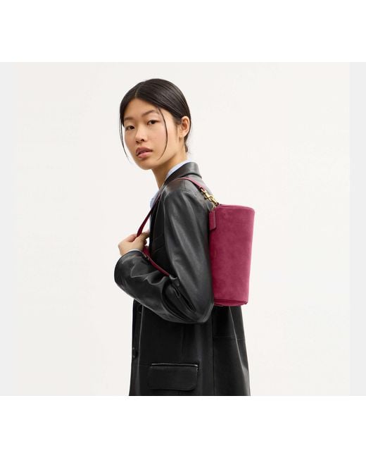 COACH Black Barrel Bag