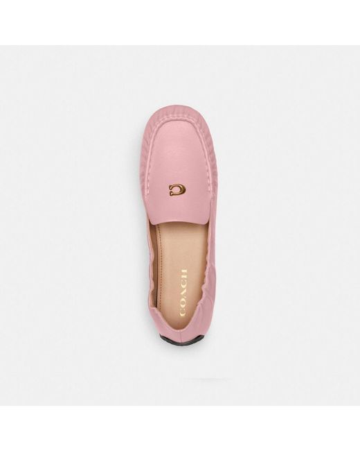 COACH Pink Ronnie Loafer