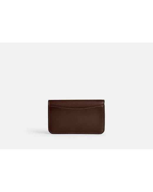 COACH Brown Slim Cardholder